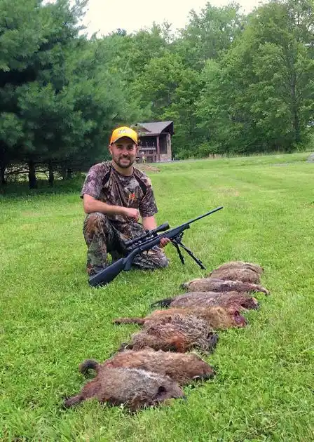 Shooting Groundhog with a Pellet Gun