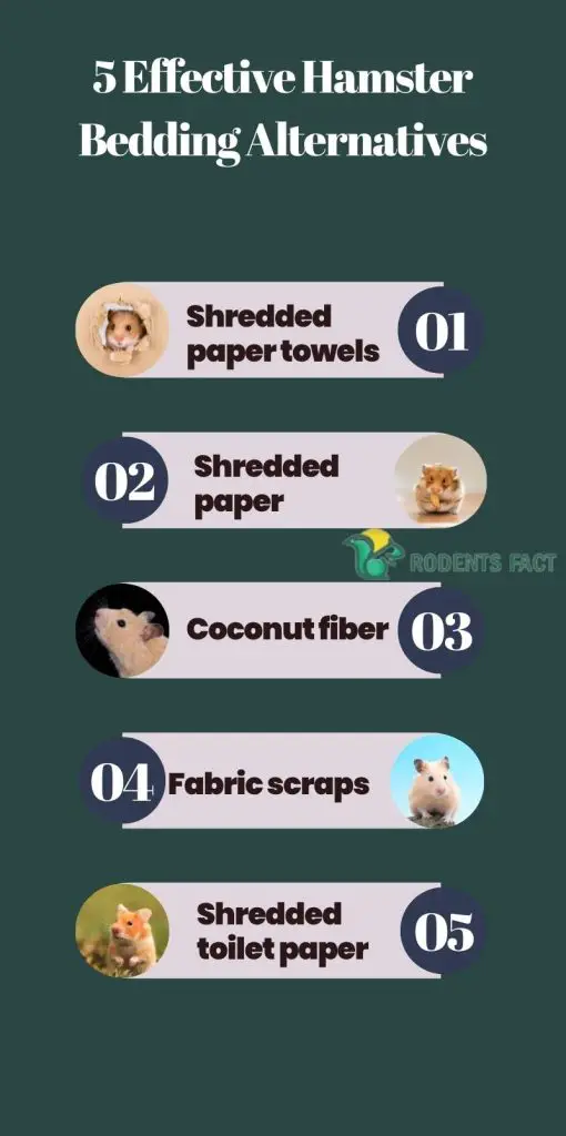 5 Effective Hamster Bedding Alternatives