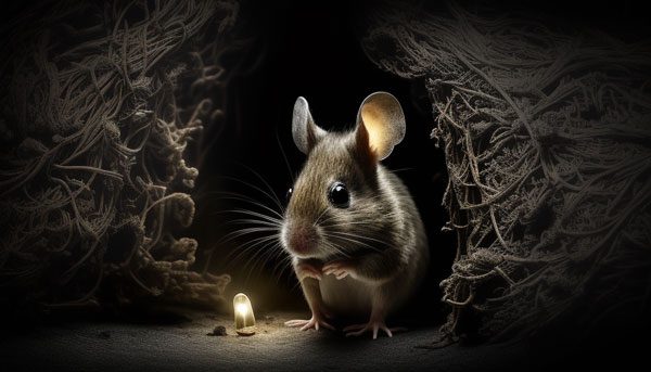 Mouse Using Whiskers