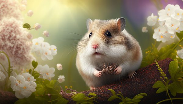 Dwarf Winter White Russian Hamster