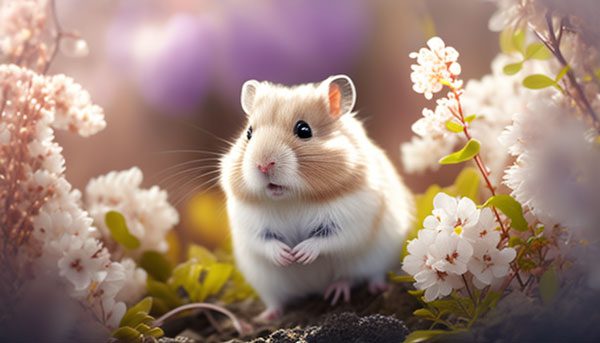 Dwarf Winter White Russian Hamster