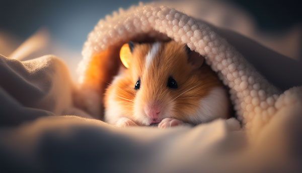 Hamsters Chew Their Bedding