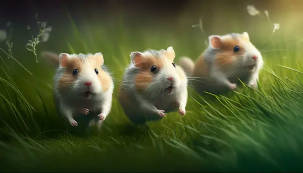 Hamsters have too much energy