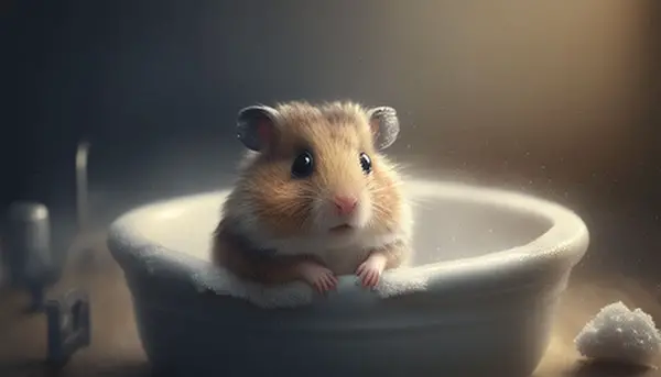 How to Encourage a Hamster to Bathe