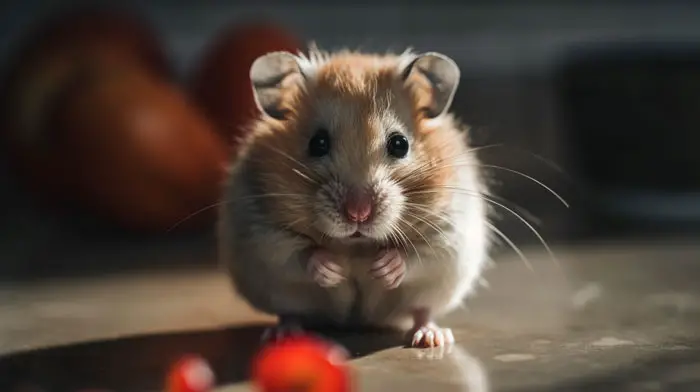 Hamster Eat Radishes