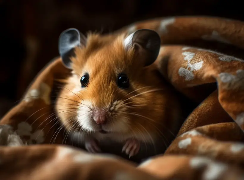 Hamsters love to hide