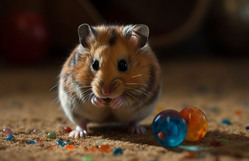 Hamsters love to play