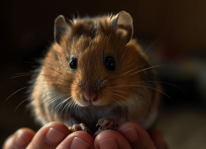 Holding A  Hamster