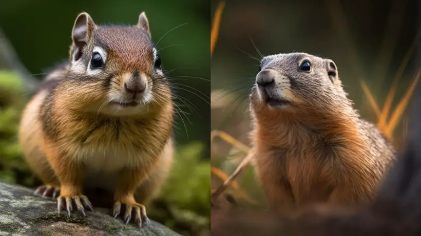 Differences Between Chipmunk Vs. Gopher