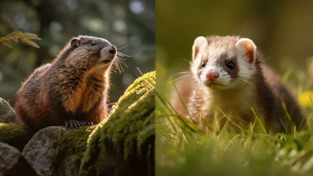Marmot vs Ferret: Behavior, Habitat, and Physical Characteristics 