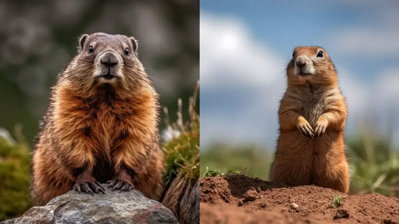 Marmot vs Prairie Dog