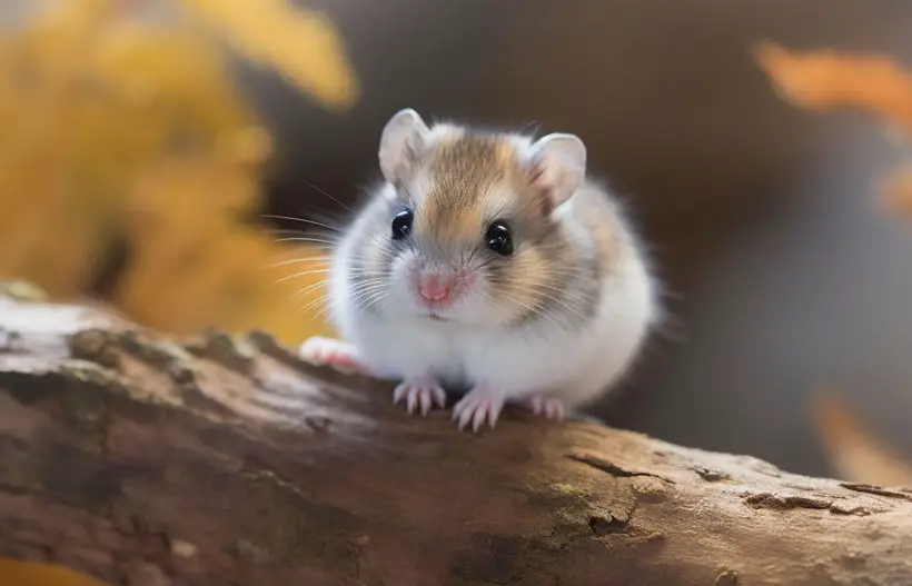 Chinese dwarf hamster in its habitat