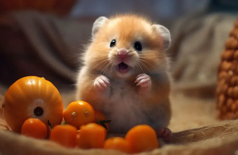 Teddy Bear Hamster Balanced Diet
